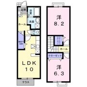 アウルズネストの間取り画像
