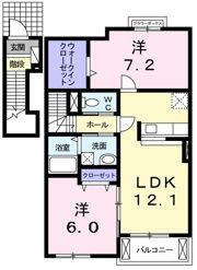 アヴェニューBの間取り画像