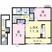 フレスケッツァの間取り画像