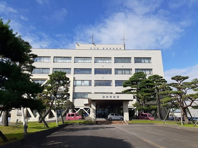 近くの胎内市役所まで4,700m（徒歩59分）