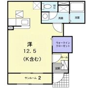 フルールⅣの間取り画像