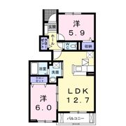 ハーモニックⅢの間取り画像