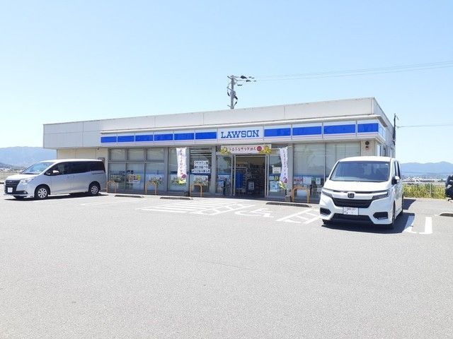 近くのローソン福岡元岡店まで450m(徒歩6分)