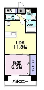 リヴ・フィ－ルド・京美の間取り画像