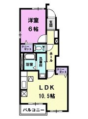 リモーネ楠の間取り画像