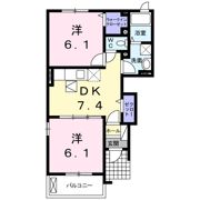 メゾンド・プラシード Bの間取り画像