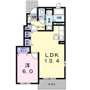 ONEーPIECEの間取り画像