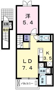 アルドール・ピソⅡの間取り画像