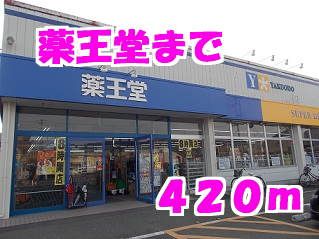 近くの薬王堂まで420m(徒歩6分)