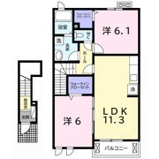 ヴァンベールAの間取り画像