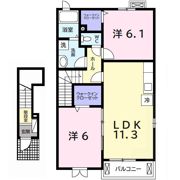 ヴァンベールAの間取り画像