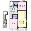 ヴァンベールAの間取り画像