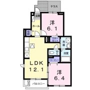アルストロメリアⅡの間取り画像
