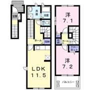 アルストロメリアⅡの間取り画像