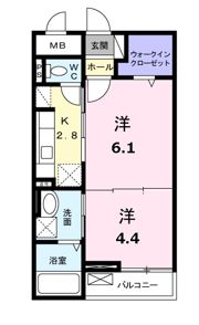 メゾン プログレの間取り画像