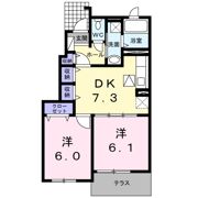 エアリーヒル 天王台 Ⅱ番館の間取り画像