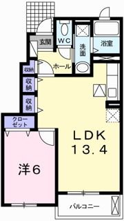 アイリスガーデンBの間取り画像