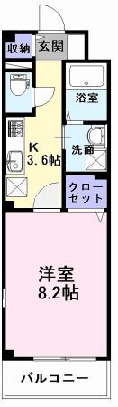 ユーヴェSⅢの間取り画像
