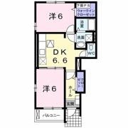 ウィング メゾンBの間取り画像