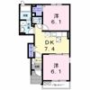 フレシール小倉東Bの間取り画像