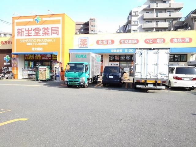 近くのドラッグ新生堂南大橋店まで250m（徒歩4分）