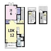 アベニュー ウエストナイン Ⅱの間取り画像