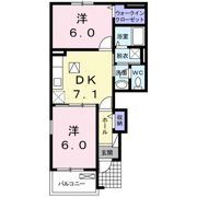 グリーンメゾンⅡの間取り画像