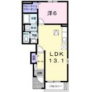 中田ガ－デンの間取り画像