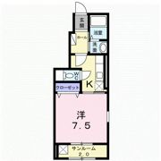 ガーデンハウス朝日山 Eの間取り画像