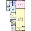 プライア五月Ⅰの間取り画像