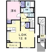 プライア五月Ⅰの間取り画像