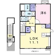 グラッド Ⅱの間取り画像