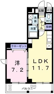 メゾンドミシェルの間取り画像