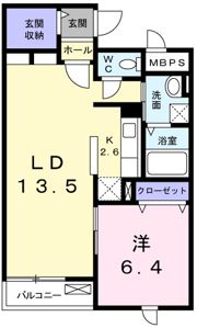 メゾン ソレイユⅡの間取り画像