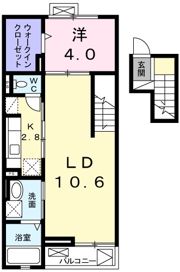 メゾン ソレイユⅡの間取り画像