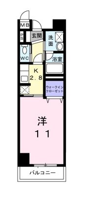 ボヌール ドゥの間取り画像