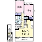 ファイン若松Aの間取り画像