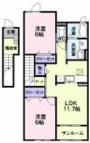スリーアロー Bの間取り画像