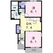 ワイアンドエス Bの間取り画像