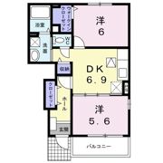 サニーグレイス Ⅳの間取り画像