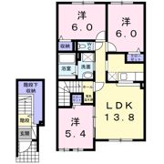 ルピナスⅡの間取り画像