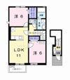 ウォーターグレイス Bの間取り画像