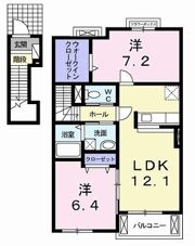 ブリーゼⅠの間取り画像