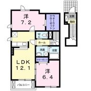 ブリーゼⅠの間取り画像