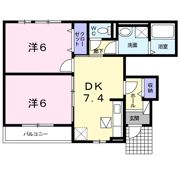 ソレイユAの間取り画像