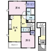 ベルフラワー Ⅱの間取り画像