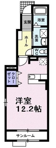 イーストカーサ壱番館の間取り画像