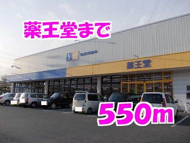 近くの薬王堂まで550m(徒歩7分)