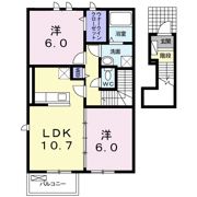 シャルマンジャンⅢBの間取り画像