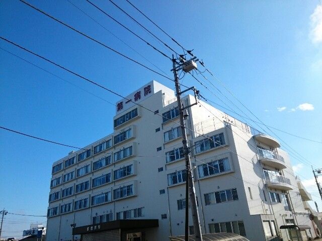 近くの第一病院まで750m（徒歩10分）